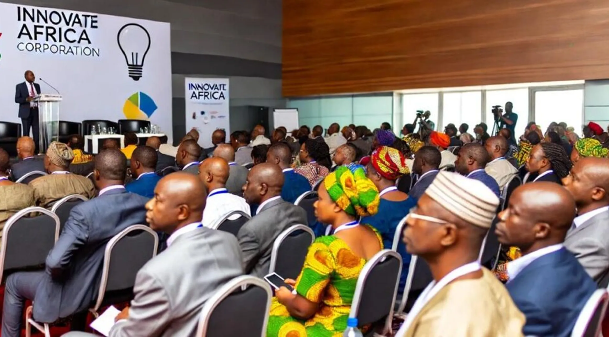 Networking event audience